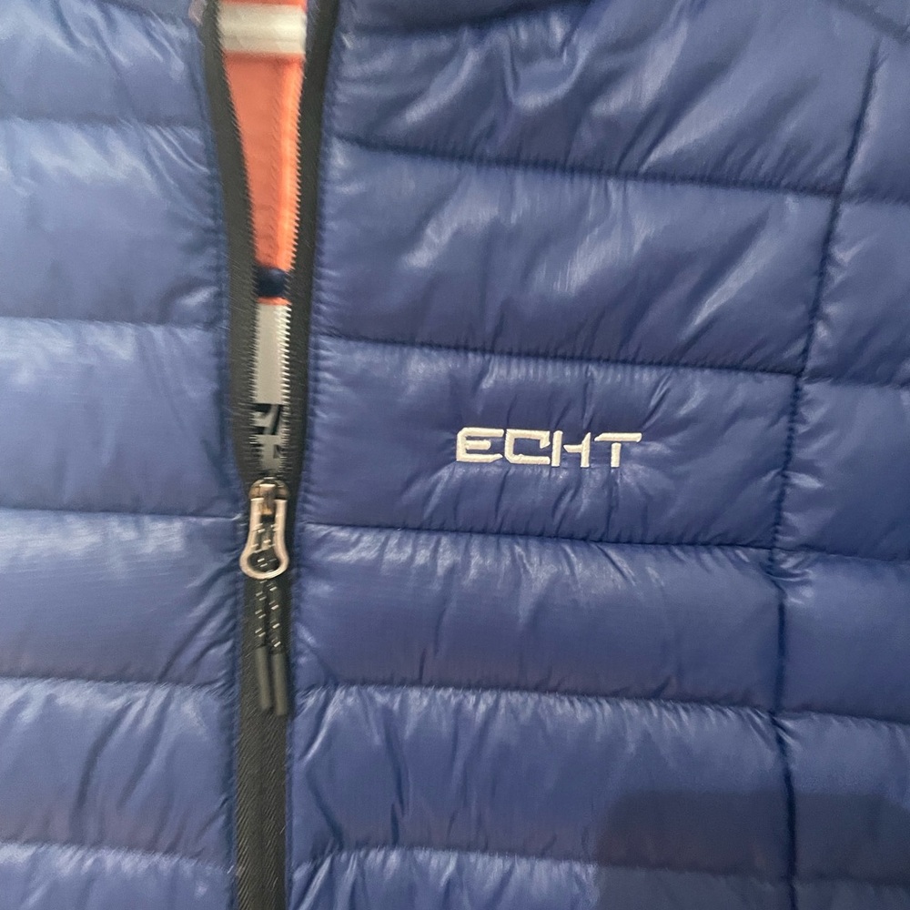 ECHT Blue Puffer Jacket - Picture 3 of 7